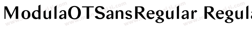 ModulaOTSansRegular Regular字体转换